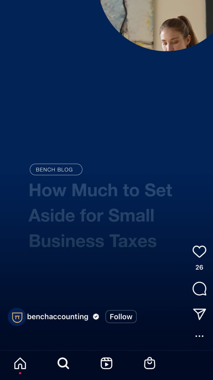 Vertical video for Bench